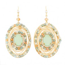 Swirling Gems Earrings